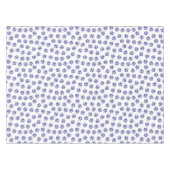 Doodle Paws, Hundepaws, blaue Paws, undurchsichtig Tischdecke (Vorderseite (Horizontal))