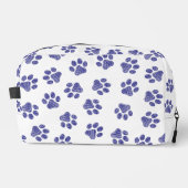 Doodle Paws, Hundepaws, blaue Paws, undurchsichtig Waschbeutel (Vorderseite)