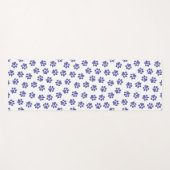 Doodle Paws, Hundepaws, blaue Paws, undurchsichtig Yogamatte (Vorderseite (Horizontal))
