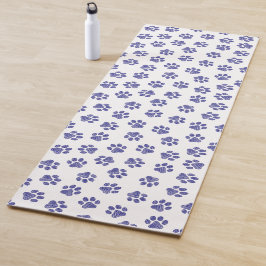 Doodle Paws, Hundepaws, blaue Paws, undurchsichtig Yogamatte
