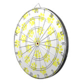 Doodle Paws, Hundepaws, gelbe Paare Dartscheibe (Vorderseite rechts)