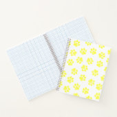 Doodle Paws, Hundepaws, gelbe Paare Notizblock (Innenseite)