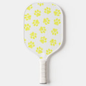 Doodle Paws, Hundepaws, gelbe Paare Pickleball Schläger (Vorderseite)