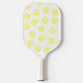 Doodle Paws, Hundepaws, gelbe Paare Pickleball Schläger (Rückseite)