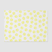 Doodle Paws, Hundepaws, gelbe Paare Seidenpapier (Vorderseite)