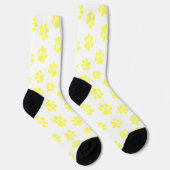 Doodle Paws, Hundepaws, gelbe Paare Socken (Rechts)