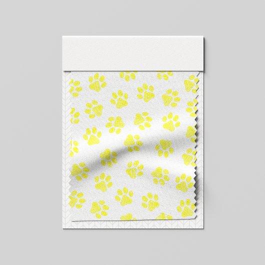 Doodle Paws, Hundepaws, gelbe Paare Stoff