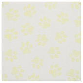 Doodle Paws, Hundepaws, gelbe Paare Stoff (Muster)