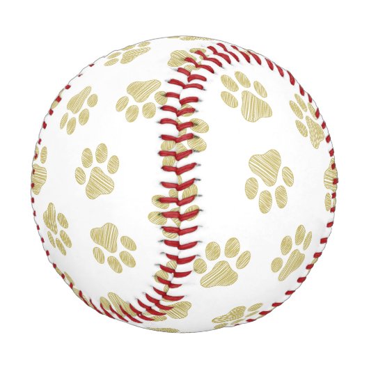 Doodle Paws, Hundepaws, Goldpaare Baseball (Schrägansicht)