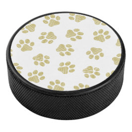 Doodle Paws, Hundepaws, Goldpaare Eishockey Puck