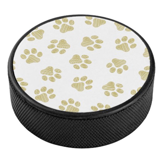 Doodle Paws, Hundepaws, Goldpaare Eishockey Puck (3/4)
