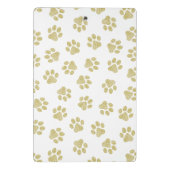 Doodle Paws, Hundepaws, Goldpaare Mini Klemmbrett (Rückseite)
