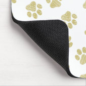 Doodle Paws, Hundepaws, Goldpaare Mousepad (Ecke)