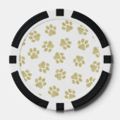 Doodle Paws, Hundepaws, Goldpaare Pokerchips (Vorderseite)