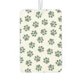 Doodle Paws, Hundepaws, grüne Paws Autolufterfrischer (Rückseite)