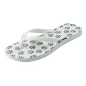 Doodle Paws, Hundepaws, grüne Paws Badesandalen (Schrägansicht)