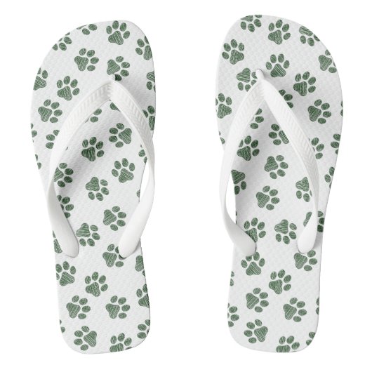 Doodle Paws, Hundepaws, grüne Paws Badesandalen (Fußbett)