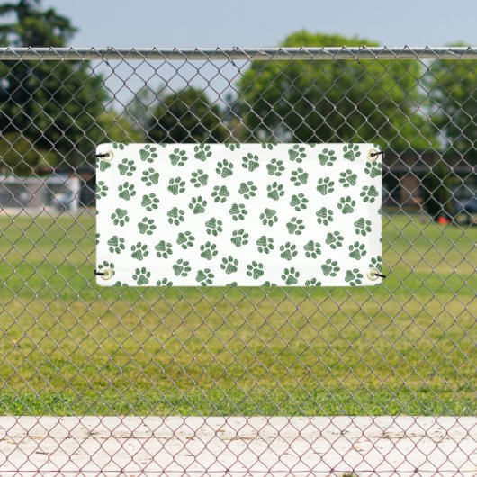 Doodle Paws, Hundepaws, grüne Paws Banner (Insitu)