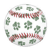 Doodle Paws, Hundepaws, grüne Paws Baseball (Rückseite)