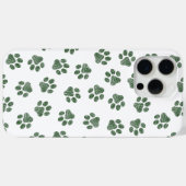 Doodle Paws, Hundepaws, grüne Paws Case-Mate iPhone Hülle (Rückseite (Horizontal))