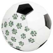 Doodle Paws, Hundepaws, grüne Paws Fußball (Dreiviertel)