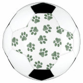 Doodle Paws, Hundepaws, grüne Paws Fußball (Vorderseite)