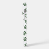 Doodle Paws, Hundepaws, grüne Paws iPhone Hülle (Linke Seite)