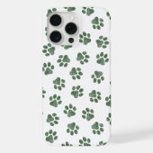 Doodle Paws, Hundepaws, grüne Paws iPhone Hülle (Rückseite)