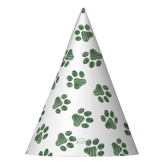 Doodle Paws, Hundepaws, grüne Paws Partyhütchen (Links)