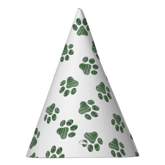 Doodle Paws, Hundepaws, grüne Paws Partyhütchen (Rechts)