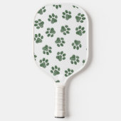 Doodle Paws, Hundepaws, grüne Paws Pickleball Schläger (Rückseite)