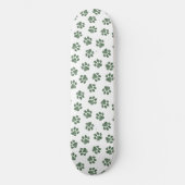 Doodle Paws, Hundepaws, grüne Paws Skateboard (Vorderseite)