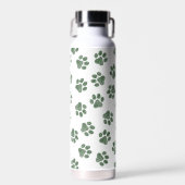 Doodle Paws, Hundepaws, grüne Paws Trinkflasche (Vorne)