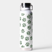 Doodle Paws, Hundepaws, grüne Paws Trinkflasche (Rückseite)