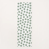 Doodle Paws, Hundepaws, grüne Paws Yogamatte (Vorderseite)