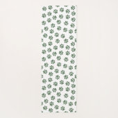 Doodle Paws, Hundepaws, grüne Paws Yogamatte (Rückseite)