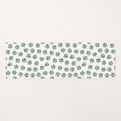 Doodle Paws, Hundepaws, grüne Paws Yogamatte (Vorderseite (Horizontal))
