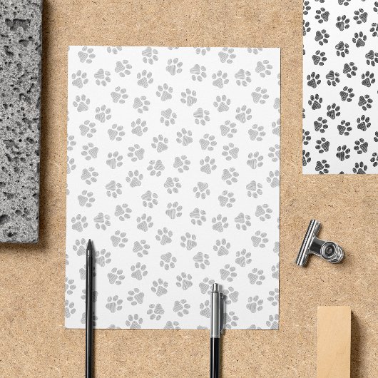 Doodle Paws, Hundepaws, Katzenpaws, schwarze Paws Flyer