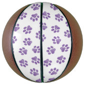 Doodle Paws, Hundepaws, Lila Paare Basketball (Vertikal)