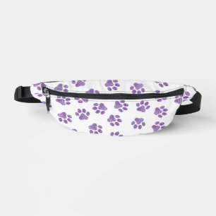 Doodle Paws, Hundepaws, Lila Paare Bauchtasche