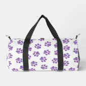 Doodle Paws, Hundepaws, Lila Paare Duffle Bag (Vorderseite)