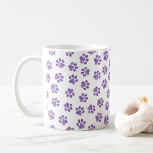 Doodle Paws, Hundepaws, Lila Paare Kaffeetasse