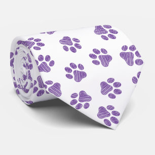 Doodle Paws, Hundepaws, Lila Paare Krawatte