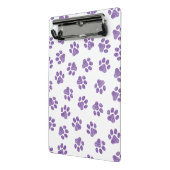 Doodle Paws, Hundepaws, Lila Paare Mini Klemmbrett (Gewinkelt2)