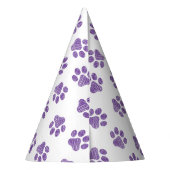 Doodle Paws, Hundepaws, Lila Paare Partyhütchen (Rückseite)