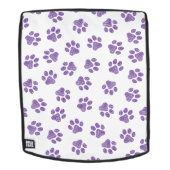 Doodle Paws, Hundepaws, Lila Paare Rucksack (Abnehmbare Front)