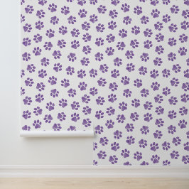Doodle Paws, Hundepaws, Lila Paare Tapete