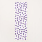 Doodle Paws, Hundepaws, Lila Paare Yogamatte (Vorderseite)