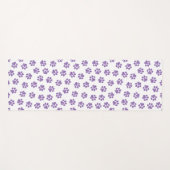 Doodle Paws, Hundepaws, Lila Paare Yogamatte (Vorderseite (Horizontal))