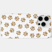Doodle Paws, Hundepaws, orange Goldpaws Case-Mate iPhone Hülle (Rückseite (Horizontal))